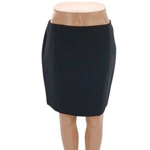 Banana Republic Skirt Black Straight Preppy Versatile Womens Size 4 Petite